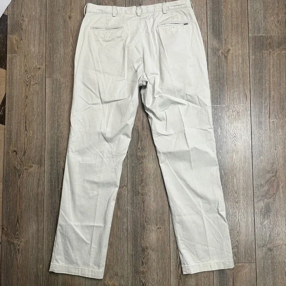 Polo Ralph Lauren Classic Fit Chino Pants Mens 36x34 Khaki Tan Cotton Straight - Picture 9 of 10